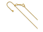 FJC Finejewelers 14 kt Yellow Gold Filled 1/20 Filled Adjustable Cable Chain 22 Inches x 1.2 mm