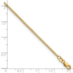 FJC Finejewelers 14 kt Yellow Gold Filled 1/20 Filled Curb with Lobster 16in Chain 16 Inches x 1.5 mm
