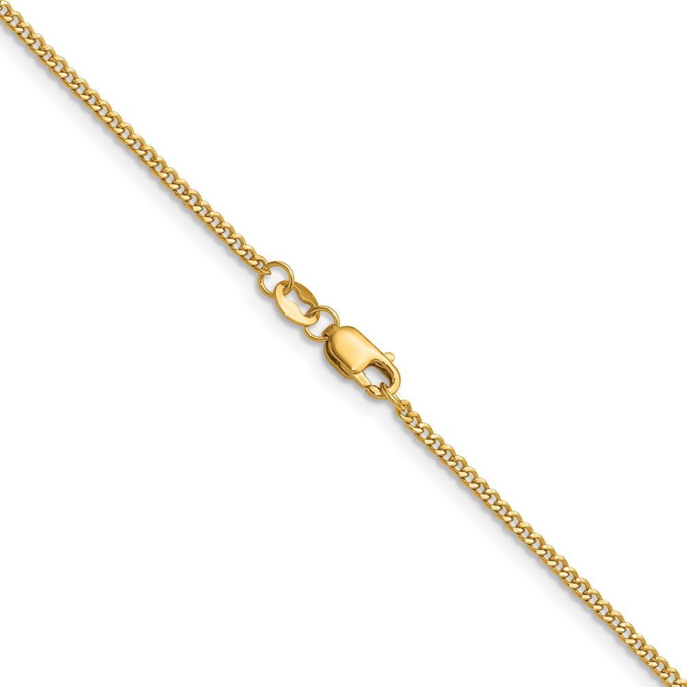FJC Finejewelers 14 kt Yellow Gold Filled 1/20 Filled Curb with Lobster Chain 20 Inches x 1.5 mm
