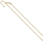 FJC Finejewelers 14 kt Yellow Gold Filled 1/20 Filled Adjustable Cable Chain 22 Inches x 1.7 mm