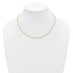 FJC Finejewelers 14 kt Yellow Gold Filled 1/20 Filled Adjustable Cable Chain 22 Inches x 1.7 mm