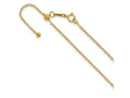 FJC Finejewelers 14 kt Yellow Gold Filled 1/20 Filled Adjustable Cable Chain 22 Inches x 1.7 mm