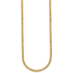 FJC Finejewelers 14 kt Yellow Gold 1/20 Filled 3.50mm Curb with Lobster Clasp Chain 16 Inches x 3.5 mm