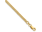 FJC Finejewelers 14 kt Yellow Gold 1/20 Filled 3.50mm Curb with Lobster Clasp Chain 16 Inches x 3.5 mm