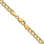 FJC Finejewelers 14 kt Yellow Gold 1/20 Filled Curb with Lobster Clasp Chain 16 Inches x 5.25 mm