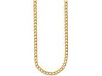 FJC Finejewelers 14 kt Yellow Gold 1/20 Filled Curb with Lobster Clasp Chain 16 Inches x 5.25 mm