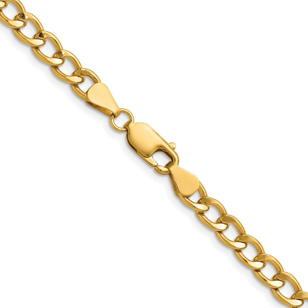 FJC Finejewelers 14 kt Yellow Gold Filled 1/20 Filled Curb with Lobster Clasp Chain 18 Inches x 5.25 mm