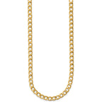 FJC Finejewelers 14 kt Yellow Gold Filled 1/20 Filled Curb with Lobster Clasp Chain 20 Inches x 5.25 mm