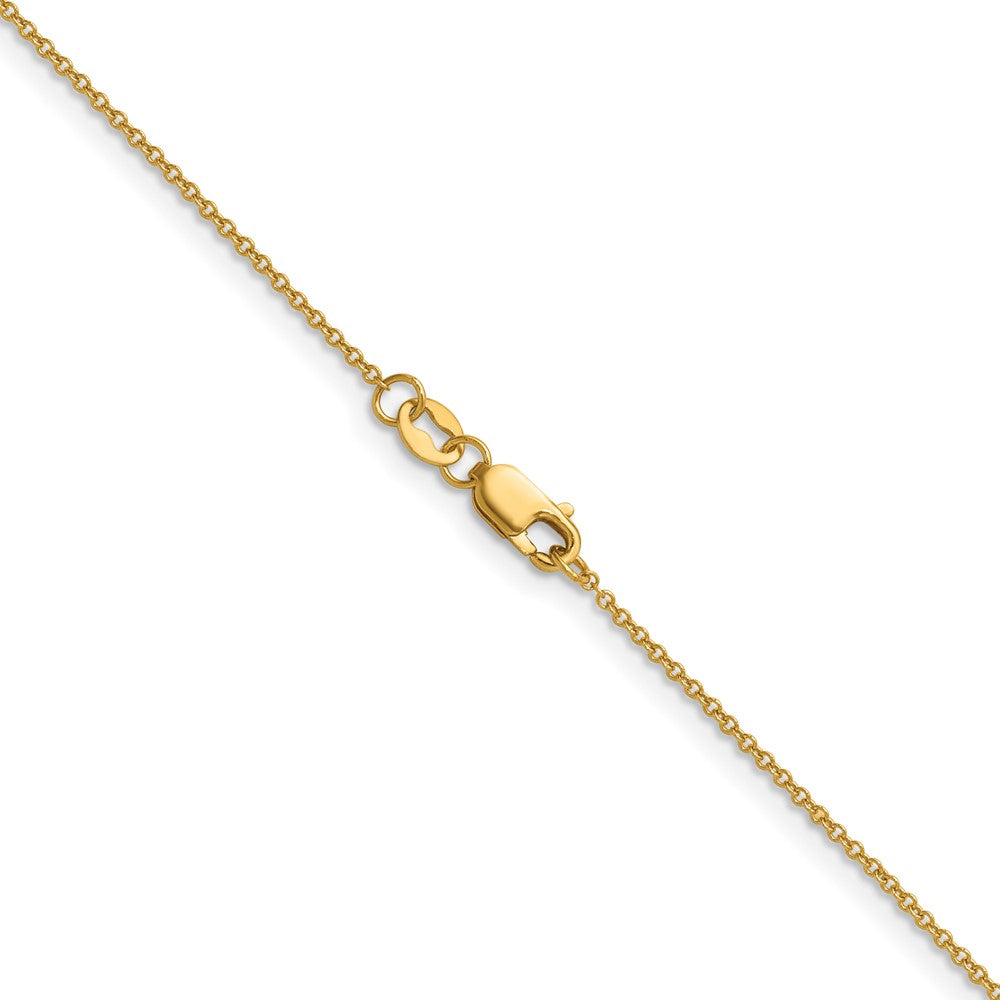 FJC Finejewelers 14 kt Yellow Gold Filled 1/20 Filled Cable with Lobster Clasp Carded Chain 18 Inches x 1.15 mm