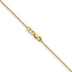 FJC Finejewelers 14 kt Yellow Gold Filled 1/20 Filled Cable with Lobster Clasp Carded Chain 18 Inches x 1.15 mm