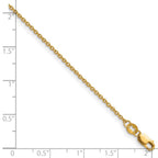 FJC Finejewelers 14 kt Yellow Gold Filled 1/20 Filled Cable with Lobster Clasp Chain 18 Inches x 1.6 mm