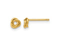 FJC Finejewelers 14 kt Yellow Gold Filled Button 1/20 Filled Love Knot Post Earrings 5 x 5 mm