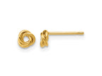 FJC Finejewelers 14 kt Yellow Gold Filled Button 1/20 Filled Love Knot Post Earrings 5 x 5 mm