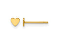 FJC Finejewelers 14 kt Yellow Gold Filled 1/20 Filled 3.5mm Heart Post Earrings 4 mm x 4 mm