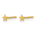 FJC Finejewelers 14 kt Yellow Gold Filled 1/20 Filled 3.3mm Star Post Earrings 4 mm x 4 mm