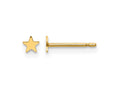FJC Finejewelers 14 kt Yellow Gold Filled 1/20 Filled 3.3mm Star Post Earrings 4 mm x 4 mm