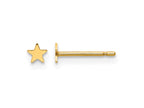 FJC Finejewelers 14 kt Yellow Gold Filled 1/20 Filled 3.3mm Star Post Earrings 4 mm x 4 mm