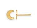 FJC Finejewelers 14 kt Yellow Gold Filled 1/20 Filled 5.1 x 6.3mm Moon Post Earrings 7 mm x 6 mm