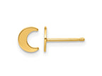 FJC Finejewelers 14 kt Yellow Gold Filled 1/20 Filled 5.1 x 6.3mm Moon Post Earrings 7 mm x 6 mm