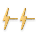 FJC Finejewelers 14 kt Yellow Gold Filled 1/20 Filled 3.5 x 11. Lightning Bolt Post Earrings 12 x 4 mm
