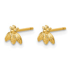 FJC Finejewelers 14 kt Yellow Gold Filled 1/20 Filled 5.5 x 6.3mm Bee Post Earrings 6 mm x 7 mm