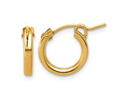 FJC Finejewelers 14 kt Yellow Gold Filled 1/20 Filled 2.30 x Eurowire Hoop Earrings 13 x 13 mm