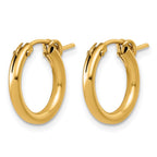 FJC Finejewelers 14 kt Yellow Gold Filled 1/20 Filled 2.30 x Eurowire Hoop Earrings 15 x 15 mm