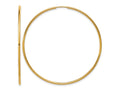 FJC Finejewelers 14 kt Yellow Gold Filled 1/20 Filled Endless Hoop Earrings 1.25 x 50 mm