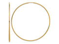 FJC Finejewelers 14 kt Yellow Gold Filled 1/20 Filled Endless Hoop Earrings 1.25 x 65 mm