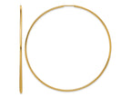 FJC Finejewelers 14 kt Yellow Gold Filled 1/20 Filled Endless Hoop Earrings 1.25 x 65 mm