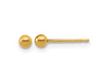 FJC Finejewelers 14 kt Yellow Gold Filled 1/20 Filled Ball Post Earrings 3 x 3 mm