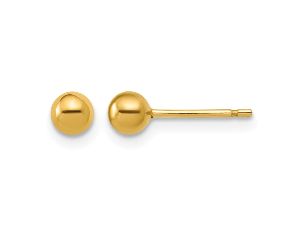 FJC Finejewelers 14 kt Yellow Gold Filled 1/20 Filled Ball Post Earrings 4 x 4 mm