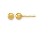FJC Finejewelers 14 kt Yellow Gold Filled 1/20 Filled Ball Post Earrings 5 mm