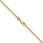 FJC Finejewelers 14 kt Yellow Gold Filled 1/20 Filled Flat Cable with Lobster Clasp Chain 18 Inches x 2 mm
