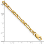 FJC Finejewelers 14 kt Yellow Gold Filled 1/20 Filled Figaro with Lobster Clasp Chain 20 Inches x 3.75 mm