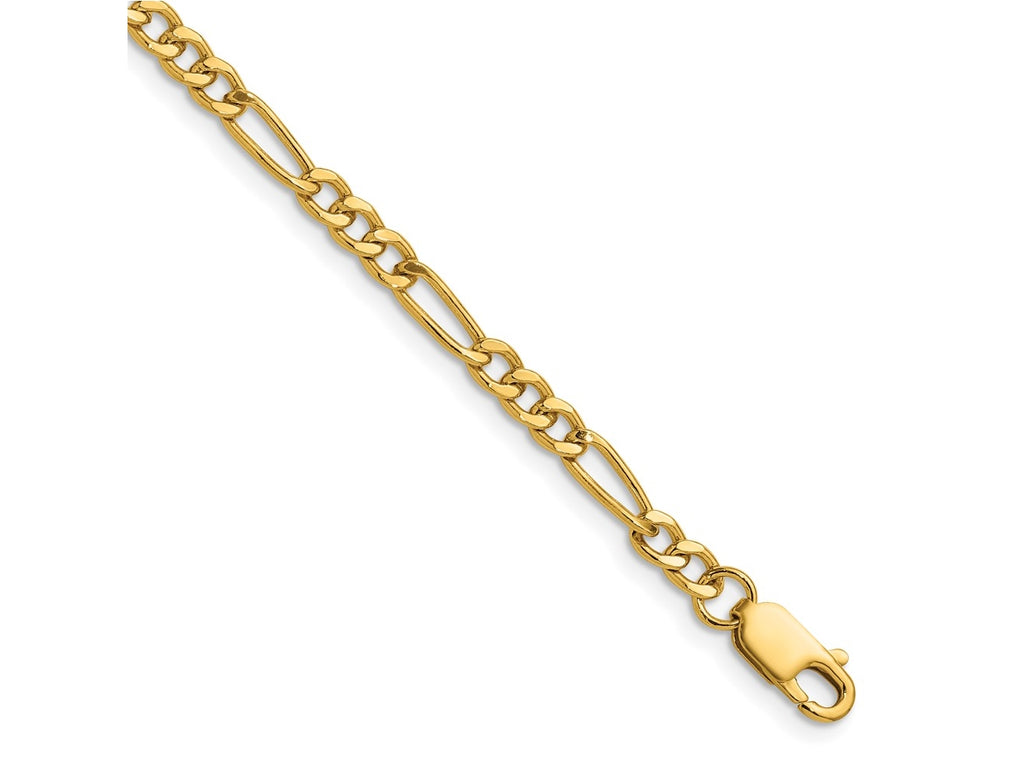 FJC Finejewelers 14 kt Yellow Gold Filled 1/20 Filled Figaro with Lobster Clasp Chain 20 Inches x 3.75 mm