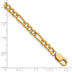 FJC Finejewelers 14 kt Yellow Gold Filled 1/20 Filled Figaro with Lobster Clasp Chain 18 Inches x 4.6 mm