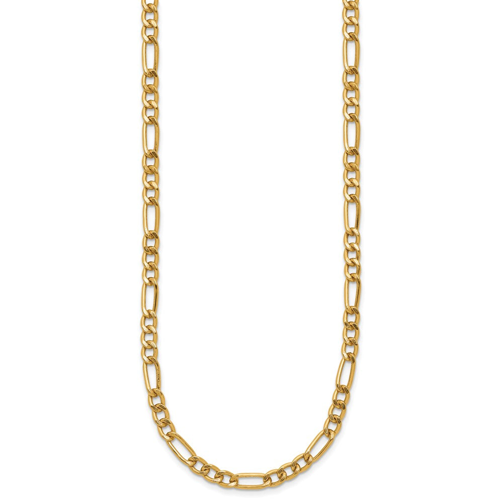 FJC Finejewelers 14 kt Yellow Gold Filled 1/20 Filled Figaro with Lobster Clasp Chain 20 Inches x 4.6 mm