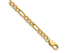 FJC Finejewelers 14 kt Yellow Gold Filled 1/20 Filled Figaro with Lobster Clasp Chain 20 Inches x 4.6 mm
