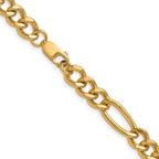 FJC Finejewelers 14 kt Yellow Gold Filled 1/20 Filled Figaro with Lobster Clasp Chain 20 Inches x 7.75 mm