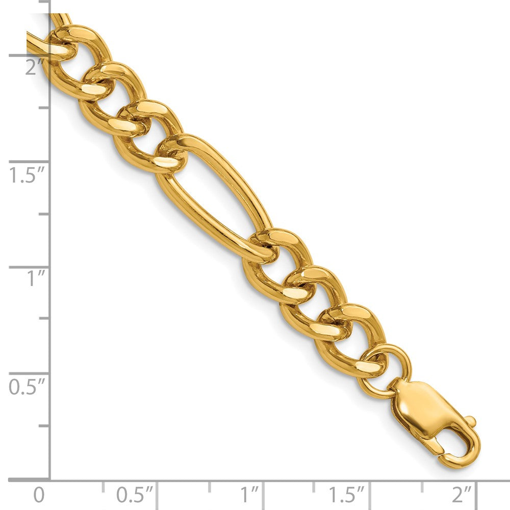 FJC Finejewelers 14 kt Yellow Gold Filled 1/20 Filled Figaro with Lobster Clasp Chain 20 Inches x 7.75 mm