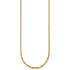 FJC Finejewelers 14 kt Yellow Gold Filled 1/20 Filled Herringbone with Lobster Clasp 16in Chain 16 Inches x 2.5mm
