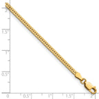 FJC Finejewelers 14 kt Yellow Gold Filled 1/20 Filled Herringbone with Lobster Clasp 16in Chain 16 Inches x 2.5mm