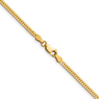 FJC Finejewelers 14 kt Yellow Gold Filled 1/20 Filled Herringbone Lobster Clasp Chain 18 Inches x 2.5 mm