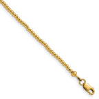 FJC Finejewelers 14 kt Yellow Gold Filled Ball 1/0 Filled Beaded 16in with in ext. Necklace 18 Inches x 2mm