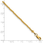 FJC Finejewelers 14 kt Yellow Gold Filled Ball 1/0 Filled Beaded 16in with in ext. Necklace 18 Inches x 2mm