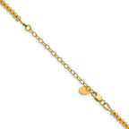 FJC Finejewelers 14 kt Yellow Gold Filled Ball 1/20 Filled Beaded 16in with 2in ext. Necklace 18 Inches x 3mm