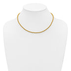 FJC Finejewelers 14 kt Yellow Gold Filled Ball 1/20 Filled Beaded 16in with 2in ext. Necklace 18 Inches x 3mm