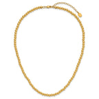 FJC Finejewelers 14 kt Yellow Gold Filled Ball 1/20 Filled Beaded 16in with 2in ext. Necklace 18 Inches x 4mm