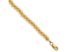 FJC Finejewelers 14 kt Yellow Gold Filled Ball 1/20 Filled Beaded 16in with 2in ext. Necklace 18 Inches x 4mm